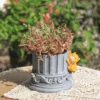 Cute Cat Climbing Up The Pillar Resin Succulent Pot 9 Cute Cat Climbing Up The Pillar Resin Succulent Pot -Cute Farms Shop 21
