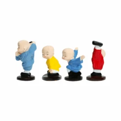Miniature Kung Fu Monks Set Of 4 Decor -Cute Farms Shop 43 e1b30fc3 1822 418f 9f73 4b1b146ac0e9