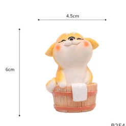 Miniature Dog In Bath Barrel – Cute Resin Decor For Gardens & Gifts -Cute Farms Shop 8 21b688d6 05a5 42bc 8dce 9d9b82ca780f