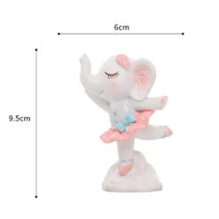 Miniature Dancing Baby Elephant – Cute Ballet Pose Resin Figurine -Cute Farms Shop 8 a50a3903 669c 42bf 807b 2b6651beea22