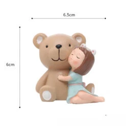 Miniature Girl With Teddy Bear – Cute Resin Decor For Gifts & Gardens -Cute Farms Shop 8 a5b313b9 e3f9 40df 88f5 f426158b2c99
