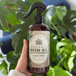 Organic Neem Oil With Peppermint -Cute Farms Shop CuteFarmsOrganicNeemOilwithPeppermintforHpuseplants