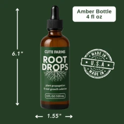 Root Drops – Plant Propagation & Transplant Booster -Cute Farms Shop CuteFarmsRootDropsPlantPropagationandRootGrowthSolution4floz