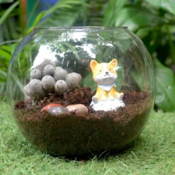 Miniature Dog With Bone – Cute Resin Decor For Terrariums & Gifts 7 Miniature Dog With Bone – Cute Resin Decor For Terrariums & Gifts -Cute Farms Shop Cute Dog Sitting Bone 4