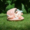 Miniature Baby Pig With Bow Sleeping In Tent Decor -Cute Farms Shop Cute Pig Sleeping 1 e54a265d 547e 4110 9ad5 8e444d87cd14