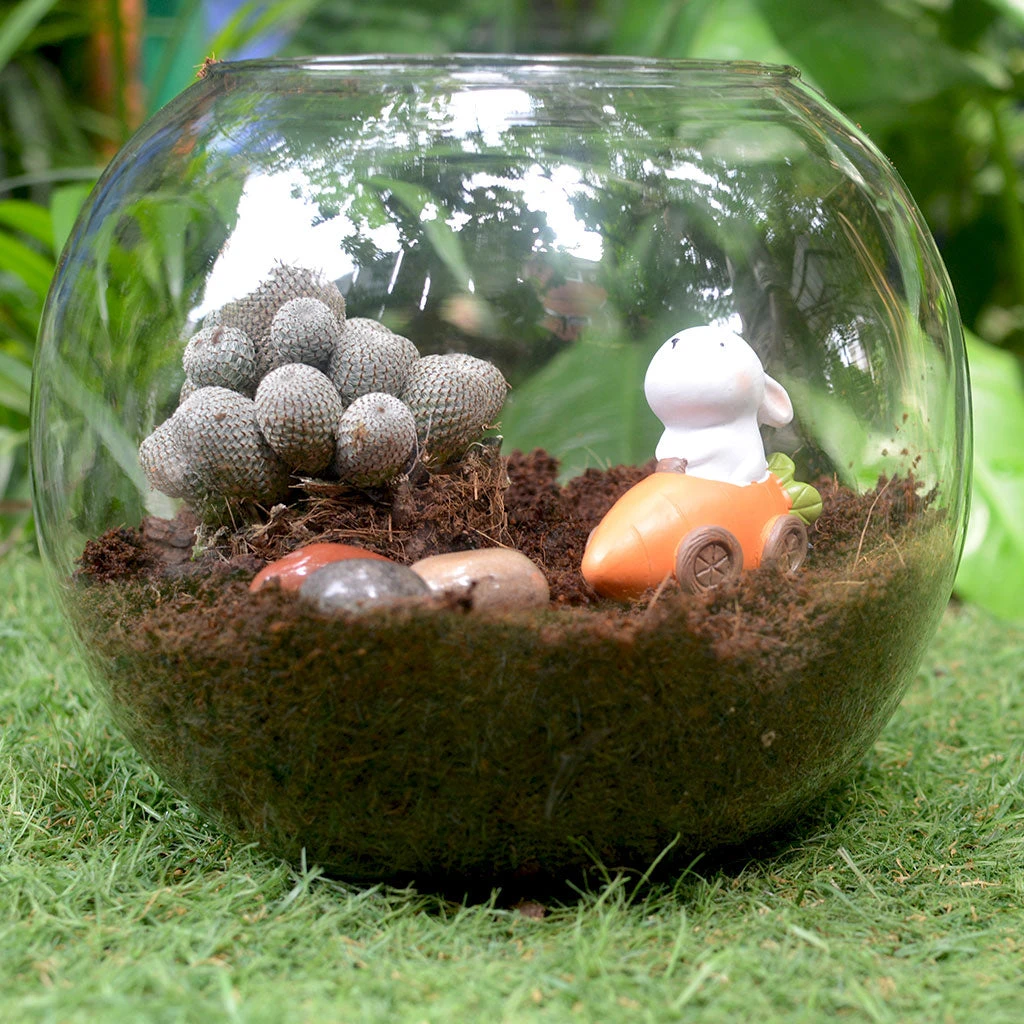 Miniature Rabbit In Carrot Car – Fun Resin Decor For Gardens & Gifts 3 Miniature Rabbit In Carrot Car – Fun Resin Decor For Gardens & Gifts - Image 3