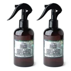 Indoor Potted Exotic Flower & Tropical Plant Fertilizer - Weekly Use -Cute Farms Shop Exotic 8oz 2pk