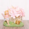 Beautiful Fairy Sitting With Cart Resin Succulent Pot -Cute Farms Shop Fairy with Cart 1