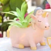 Cute Girl On Unicorn Resin Succulent Pot -Cute Farms Shop Girlonunicorn 3