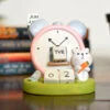 Miniature Rabbit With Adjustable Calendar– Cute Desk & Terrarium Decor -Cute Farms Shop Rabbit with Calendar 1
