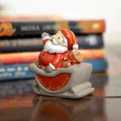 Miniature Santa In Sleigh – Festive Decor For Fairy Gardens & Gifts 7 Miniature Santa In Sleigh – Festive Decor For Fairy Gardens & Gifts -Cute Farms Shop Santa on Sleigh 4