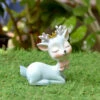 Miniature Sitting Deer Decor -Cute Farms Shop Sitting Deer 1