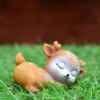 Miniature Sleeping Baby Deer Decor 13 Miniature Sleeping Baby Deer Decor -Cute Farms Shop Sleeping baby dear 1