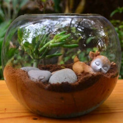 Miniature Sleeping Baby Deer Decor -Cute Farms Shop Sleeping baby dear 3