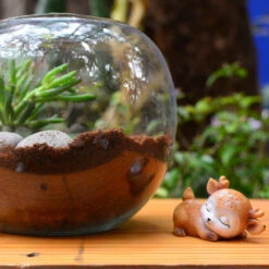 Miniature Sleeping Baby Deer Decor -Cute Farms Shop Sleeping baby dear 4