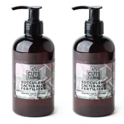 Succulent, Cacti, Aloe Fertilizer - Monthly Use 12 Succulent, Cacti, Aloe Fertilizer - Monthly Use -Cute Farms Shop Succulent 8oz 2pk