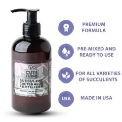 Succulent, Cacti, Aloe Fertilizer - Monthly Use 11 Succulent, Cacti, Aloe Fertilizer - Monthly Use -Cute Farms Shop Succulent8oz 4