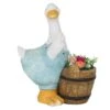 Blue Duck With Barrel Planter 6 Blue Duck With Barrel Planter -Cute Farms Shop WNG17062C 42 0