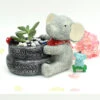 Baby Elephant Resin Succulent Pot -Cute Farms Shop baby elephant resinpot 1