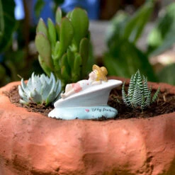 Miniature Boy Sleeping Decor -Cute Farms Shop boysleepingonpaperplane 2