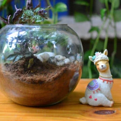 Miniature Cute Llama Sitting Decor 6 Miniature Cute Llama Sitting Decor -Cute Farms Shop cute llama sitting 3