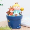 Cute Prince Sitting With Fox Resin Succulent Pot -Cute Farms Shop cute prince Sitting with fox 1