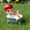 Miniature Cute Boy In Bathtub Decor 3 Miniature Cute Boy In Bathtub Decor -Cute Farms Shop cuteboy bathtub 2
