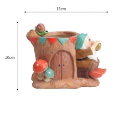 Dwarf Playing Music Resin Succulent Pot 5 Dwarf Playing Music Resin Succulent Pot -Cute Farms Shop dwarf playing music 2