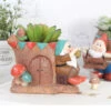 Dwarf Playing Music Resin Succulent Pot -Cute Farms Shop dwarf playing music 3