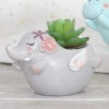 Cute Flying Elephant Resin Succulent Pot -Cute Farms Shop flying elephant 1
