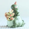 Cute Dinosaur Resin Succulent Pot -Cute Farms Shop resin dinosaur cute 1