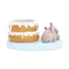 Miniature Cute Bear With Donut Decor -Cute Farms Shop resin dog donut 1