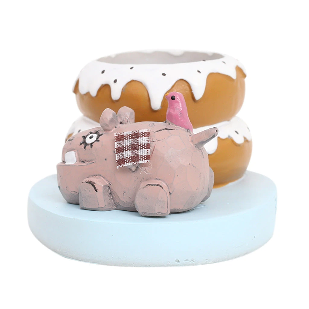 Miniature Cute Bear With Donut Decor 3 Miniature Cute Bear With Donut Decor - Image 3
