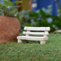 Miniature Rustic Park Bench Decor 7 Miniature Rustic Park Bench Decor -Cute Farms Shop rustic bench 3